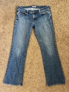 Levi's 545 Low Bootcut Navy Blue Denim Jeans size 12 Medium